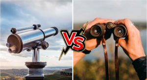 differences between binoculars and telescope